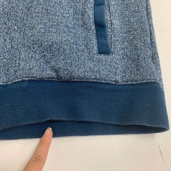 Adriano Goldschmied AG Hoodie Sweater Womens S Small Full Zip Fleece Rib Trim - Picture 8 of 13